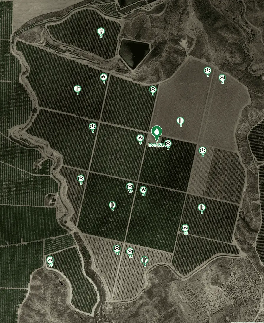 Finca Citricos Control de riego